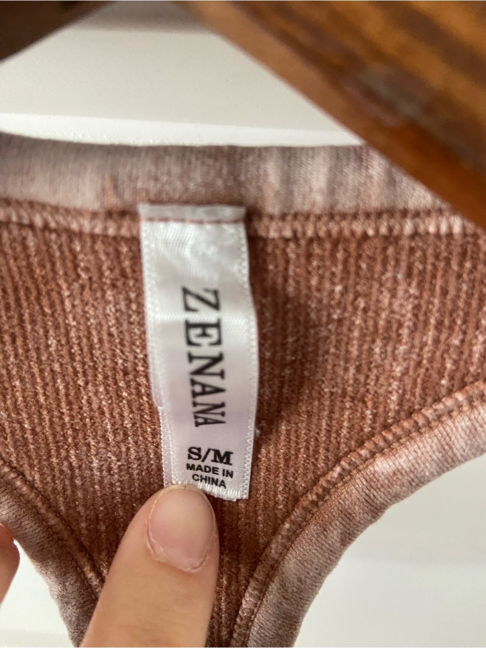 Zenana Ribbed Crop Tank Top - Picture 4 of 5